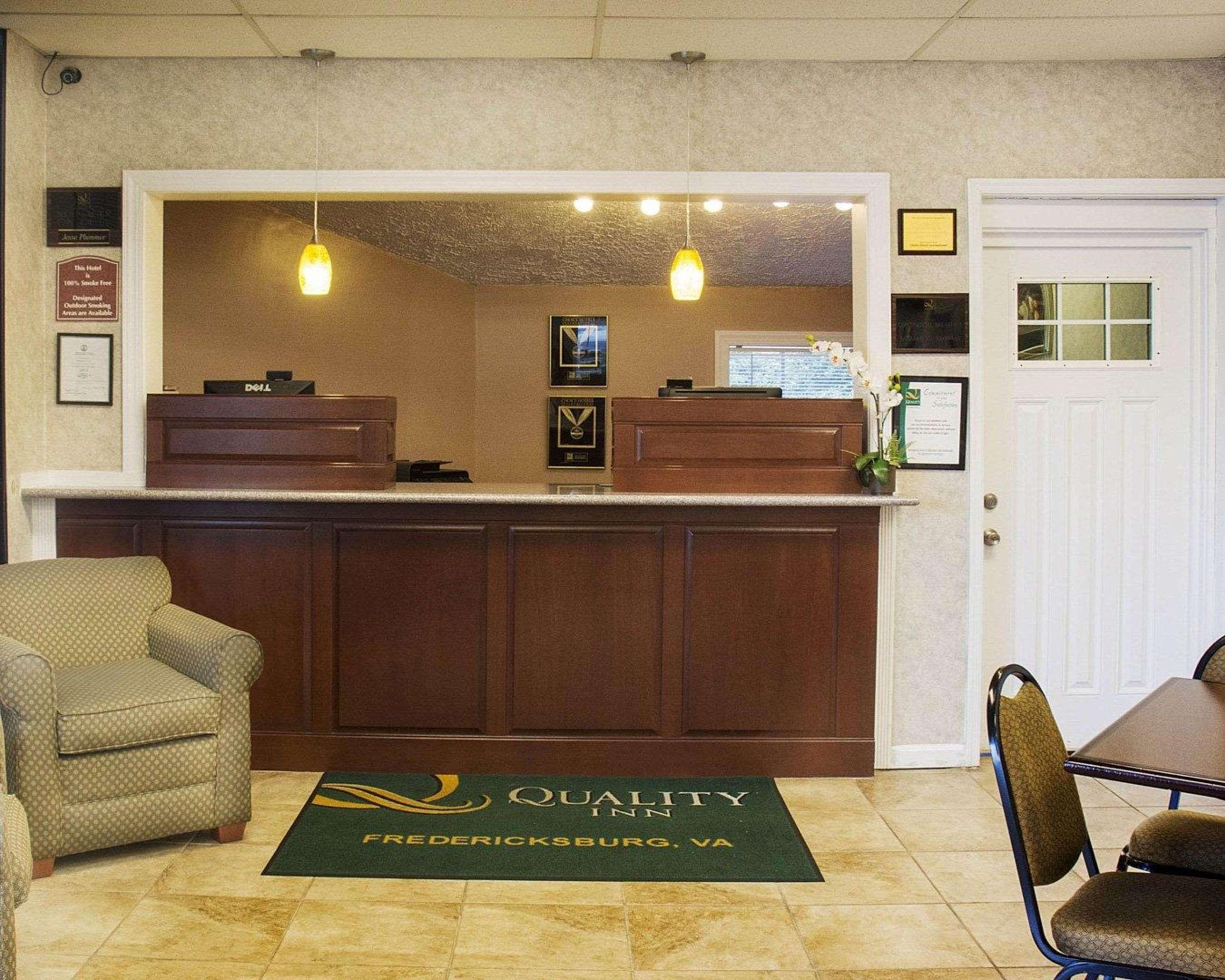 Quality Inn Fredericksburg Near Historic Downtown Eksteriør billede