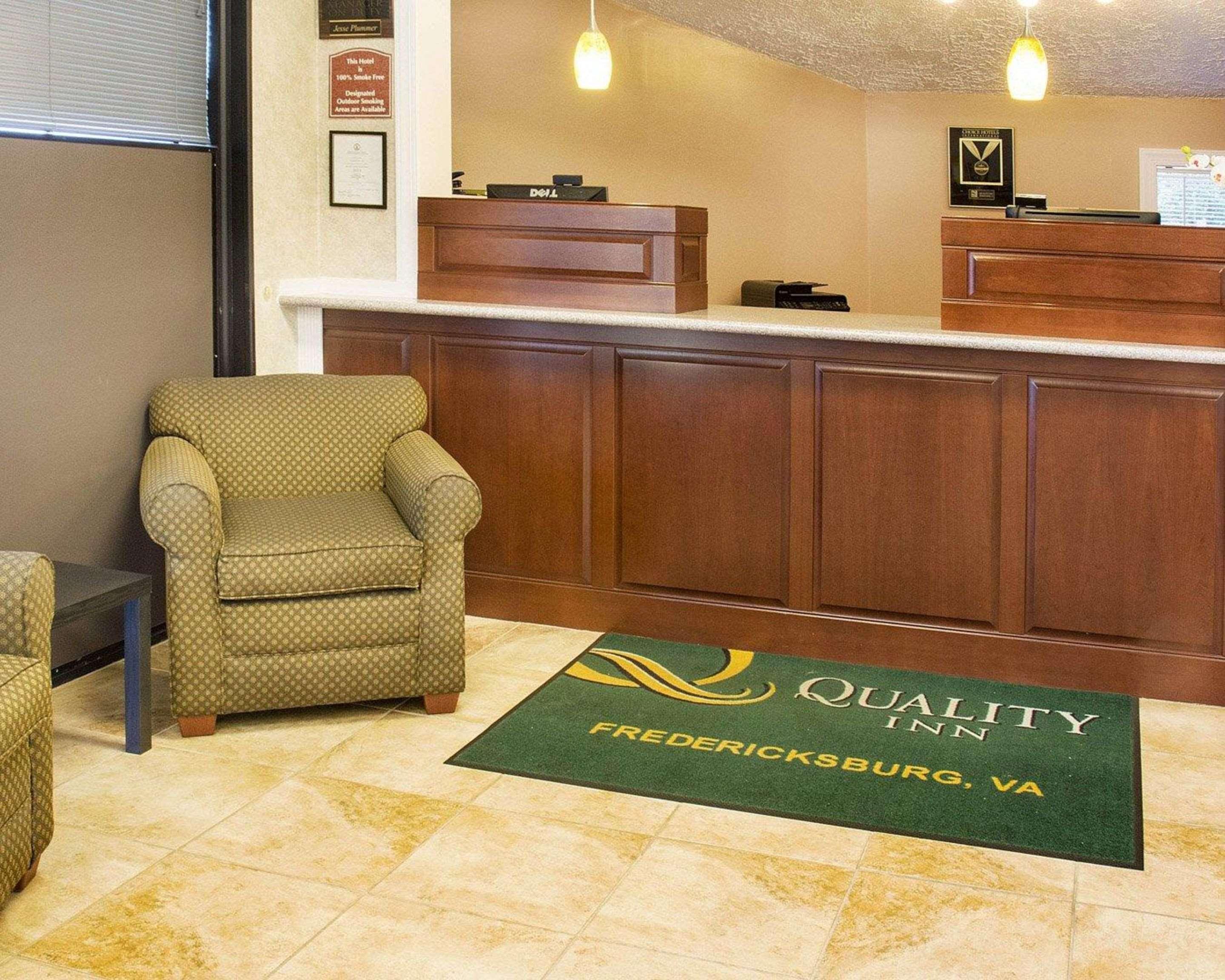Quality Inn Fredericksburg Near Historic Downtown Eksteriør billede